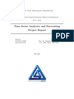 Time Series Analysis Project - CAC 40 - 2018