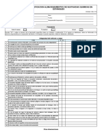 Lista Verif Almace Sustancias Quimicas en Estanques