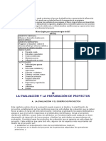 Marco Logico: II La Evaluación Y La Preparación de Proyectos