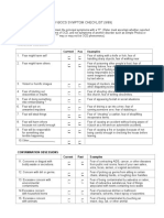 Y-Bocs Symptom Checklist (9/89) : Aggressive Obsessions