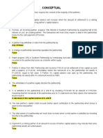 Partnership Dissolution - Practice Exercises