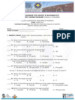 Written Assessment For Grade 10 Mathematics