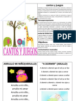 Cantos y Juegos