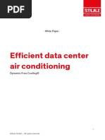 Efficient Data Center Air Conditioning: - White Paper