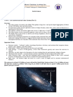 Earth Science - M01 - L01 - WEEK 1