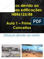 Esforços Devido Ao Vento Nas Edificações NBR6123