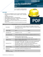 Actuator Capacity Controller: Technical Specifications