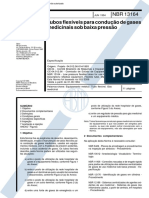 NBR 13164 - Tubos Flexiveis para Conducao de Gases Medicinais Sob Baixa Pressao