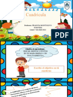 CUADRICULA 4° Basico LUNES 5 de Abril 2021