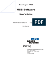 MSS Software User's Guide 77719UG100