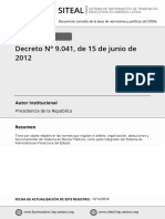 Decreto #9.041, de 15 de Junio de 2012: Venezuela