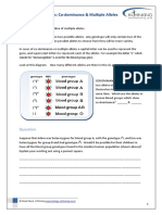 Theoretical Genetics: Co-Dominance & Multiple Alleles