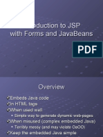 Introduction To JSP With Forms and Javabeans