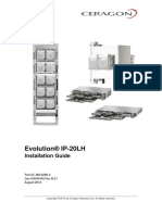 Ceragon Evolution IP20LH Installation Guide Rev B.01