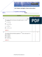 Jacaranda Maths Quest 10 + 10A:: Number and Algebra: Linear and Non-Linear Relationships