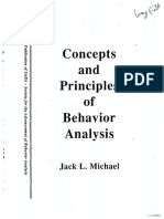 Concepts and Principles of Behavior Analysis (Jack L. Michael)