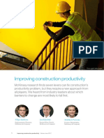 Improving Construction Productivity: Jan Mischke Filipe Barbosa Matthew Parsons