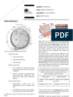 Subject: Physiology Topic: Vision Physiology 1 Lecturer: Dr. Vic Mendoza DATE: MARCH, 2011