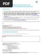 DHMOSH Public Health Unit COVID-19: Outbreak Reporting Form: Instructions