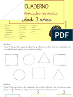 Cuaderno Actividades Variadas 3 Años @mirimmaestra