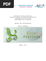 MANUAL Excel Avanzado