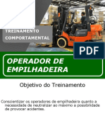 Treinamento Operador Empilhadeira NR-11