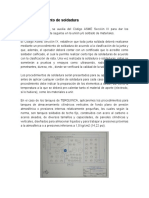 Esquema de Soldadura Terquinca