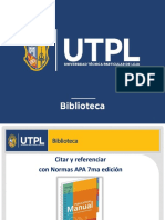 Normas de Citacion y Referencia Apa 7ma Biblioteca Utpl 2020