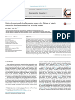 (2017) Finite Element Analysis of Dynamic Progressive Failure of Plastic