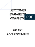 Lecciones Un Encuentro Con Jesus 12 A 17 Años