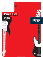 2007 Pricelist