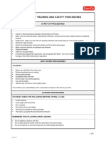 Forklift TR Aining An D S Afety Procedures: You Must