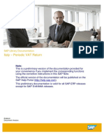 Italy - Periodic VAT Return: SAP Library Documentation