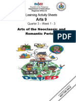 Arts 9: Learning Activity Sheets