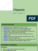 Unit 7 - Lesson 11 - Oligopoly