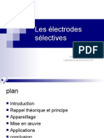 Les Électrodes Sélectives