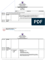 Department of Education: Weelky Home Learning Plan Week 4 Quarter 3