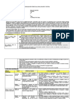 Programación Curricular Anual de Arte y Cultura 4to Año