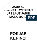 Jadwal Tuweb 2021.1 Oke