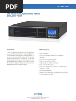 Ficha Tecnica UPS TX Rack