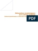 Déformations Morphologiques de La Colonne Vertébrale: Traitement Physiothérapique en Rééducation Posturale Globale - RPG