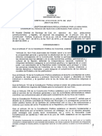 Decreto 0175 de 2021 Medidas Regulatorias Disminuir Covid-19