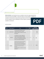 Exercise 6 RISK MATRIX - En.es