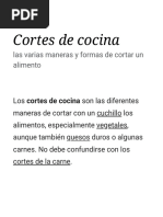 Cortes de Cocina - Wikipedia, La Enciclopedia Libre