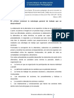 ARIAS Ochoa, Marcos Daniel. "El Proyecto Pedagógico de Acción Docente" (1995)