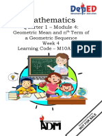 Mathematics: Quarter 1 - Module 4