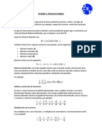 Apuntes Semana 1 Unidad 1 - Numeros Reales