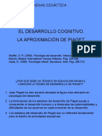 El Desarrollo Cognitivo. La Aproximacion de Piaget