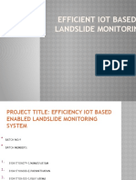 Efficient Iot Based Enabled Landslide Monitoring System