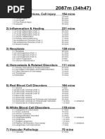 Pathoma 2087m (34h47) : 1) Growth Adaptations, Cell Injury 154 Mins